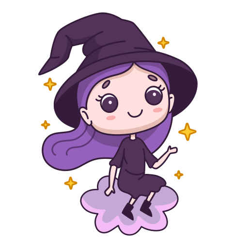 Witch Stickers - Free people Stickers