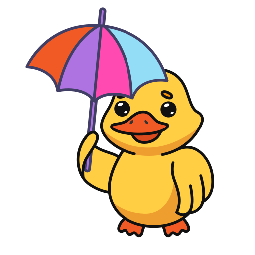 Duck free sticker Duck free sticker