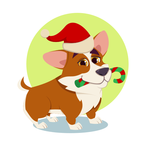 Corgi free sticker Corgi free sticker