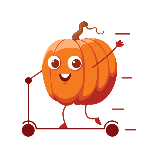 Pumpkin free sticker