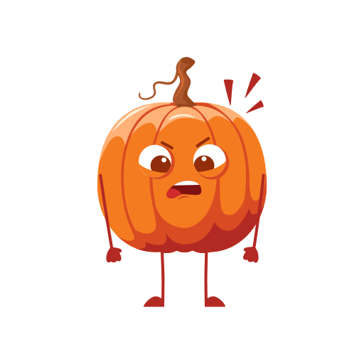 Pumpkin free sticker