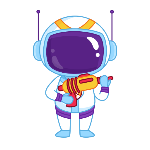 astronauta gratis sticker