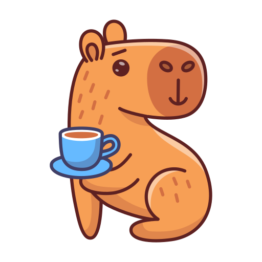 Capybara free sticker Capybara free sticker