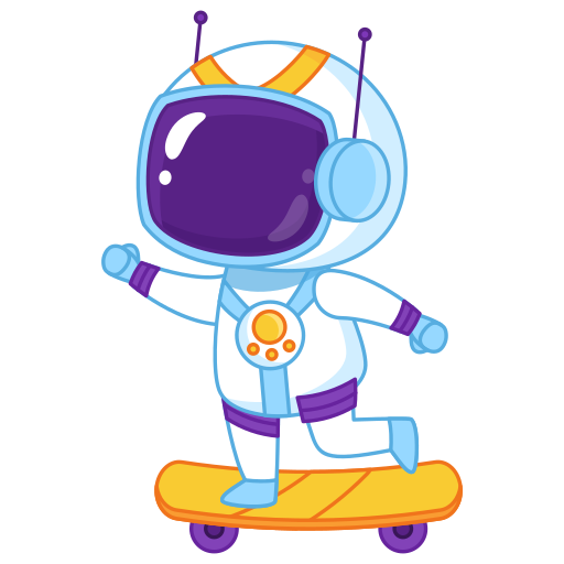 astronauta gratis sticker