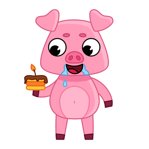 cerdo gratis sticker