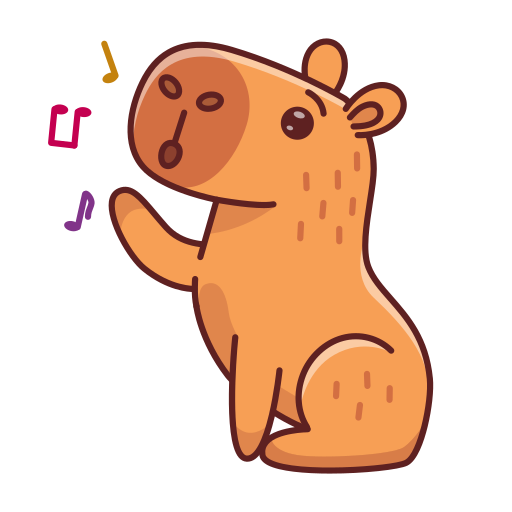 Capybara Stickers, Capybara Cartoon, Capybara Usa, Sticker Decals