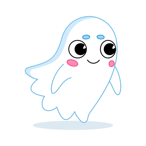 Ghost Stickers - Free smileys Stickers