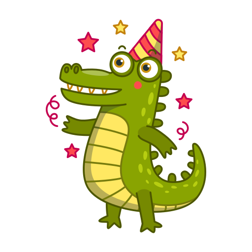 crocodile gratuit sticker