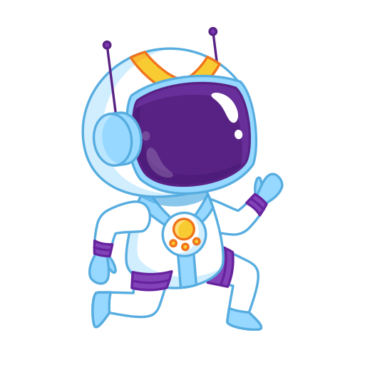 astronauta gratis sticker