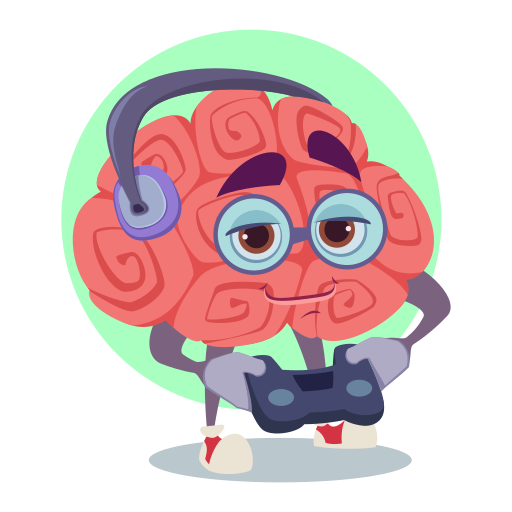 Brain free sticker Brain free sticker