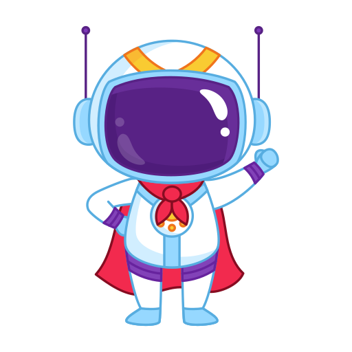 astronauta gratis sticker