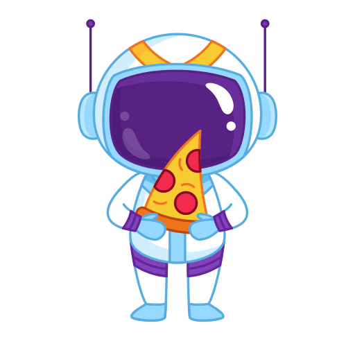 astronauta gratis sticker