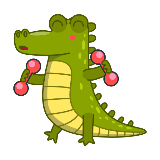 Crocodile Stickers - Free smileys Stickers