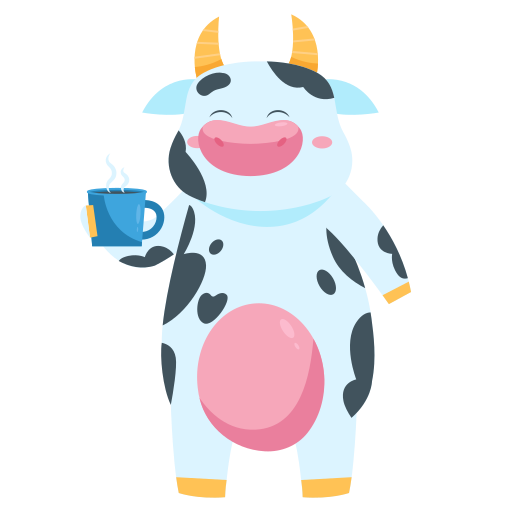 vaca gratis sticker