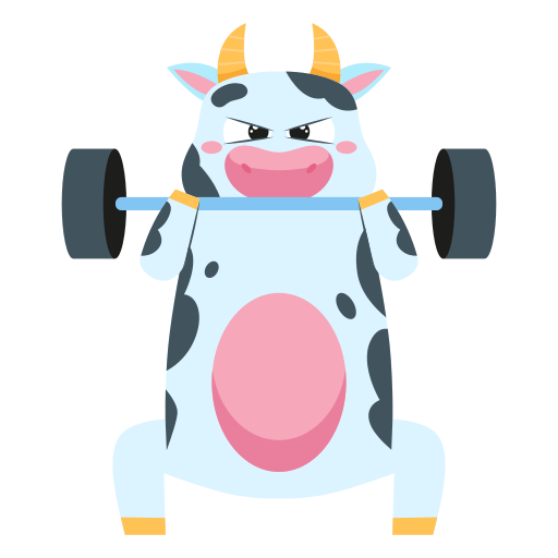 vaca gratis sticker