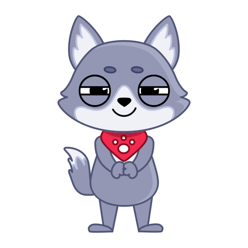 Wolf Stickers - Free animals Stickers