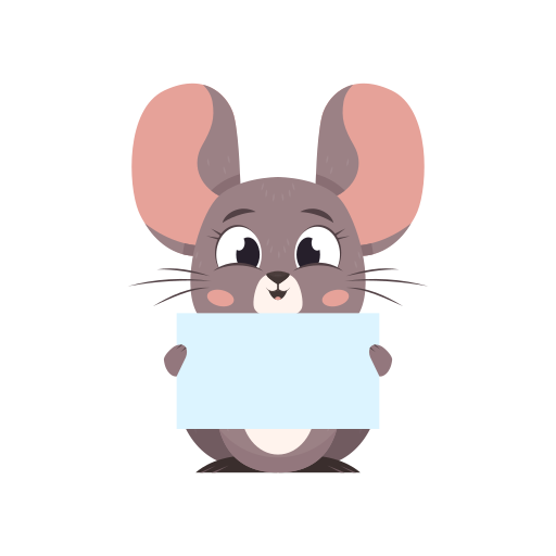 Mouse free sticker Mouse free sticker