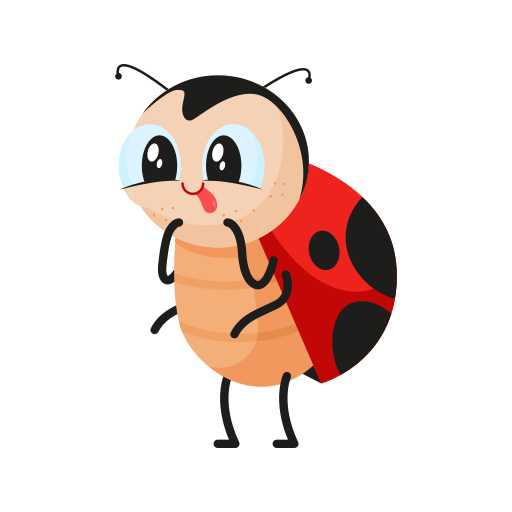 Free Vector  Cute ladybug animal cartoon sticker