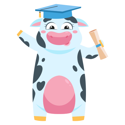 Cow free sticker Cow free sticker