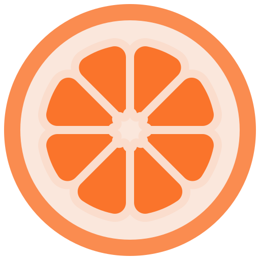 Orange slice Linector Flat icon