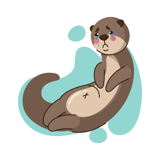 Stickers Loutre Stickers Smileys Gratuites