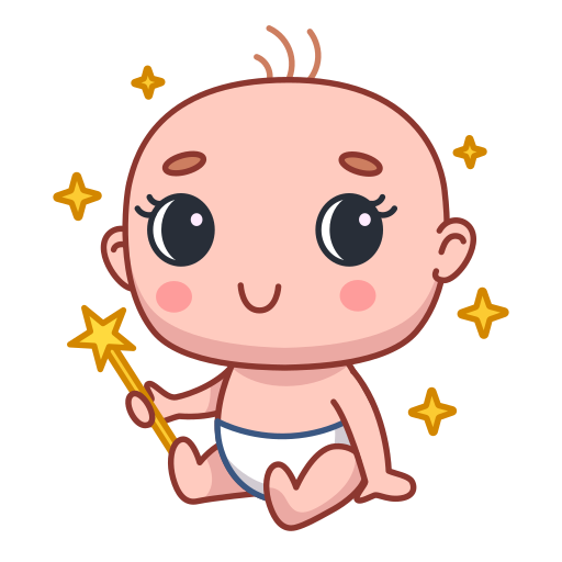 bébé gratuit sticker