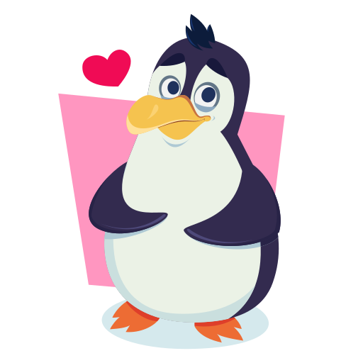 pingüino gratis sticker