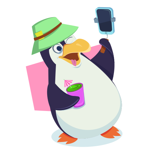 pingüino gratis sticker