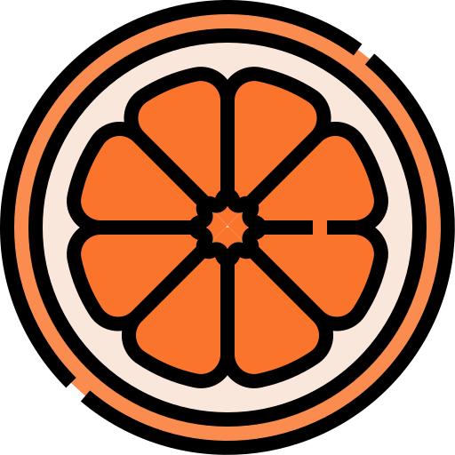 Orange slice free icon Orange slice free icon