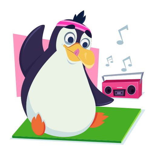 pingüino gratis sticker