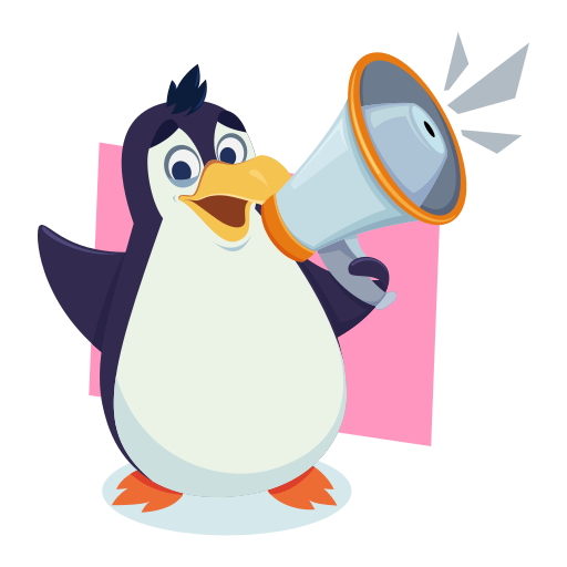 pingüino gratis sticker