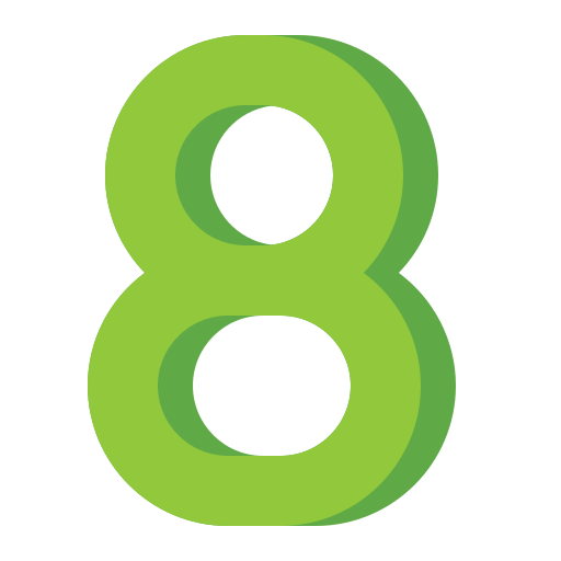Number 8 free icon