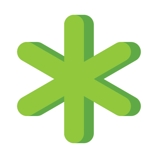 Asterisk - free icon