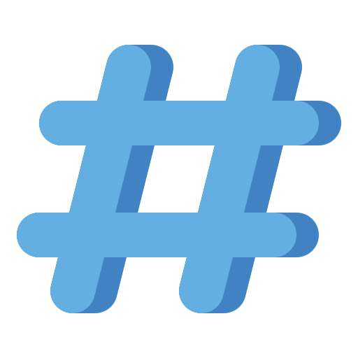 hashtag Icône gratuit hashtag Icône gratuit