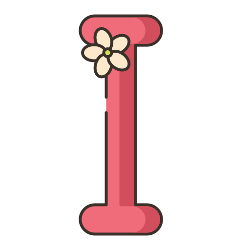 letra i icono gratis