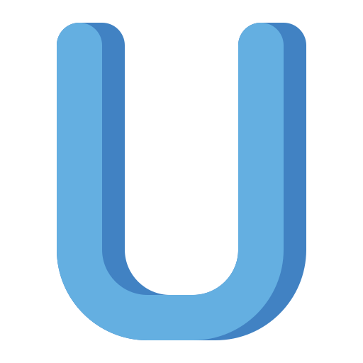 Letter u Flaticons Flat icon