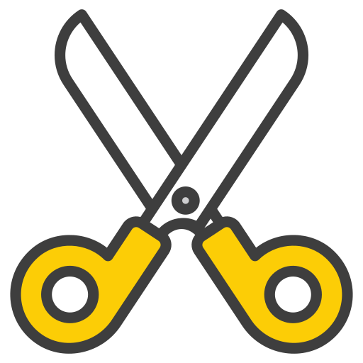 Scissor free icon