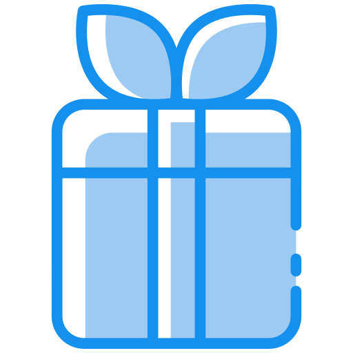 caja de regalo icono gratis