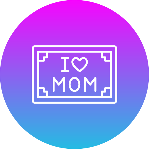 I love mom Generic gradient fill icon