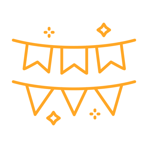 guirnaldas icono gratis