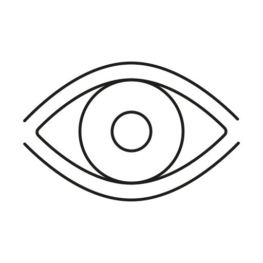 Eye Generic black outline icon