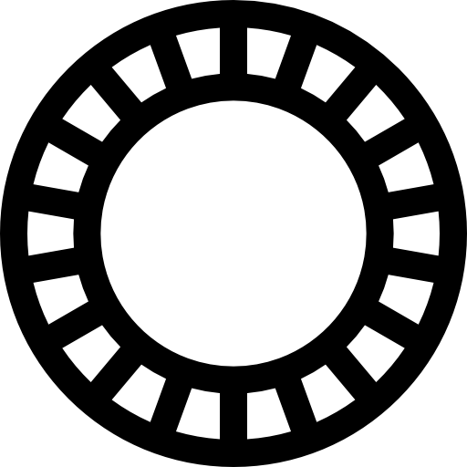 Plate Basic Rounded Lineal icon