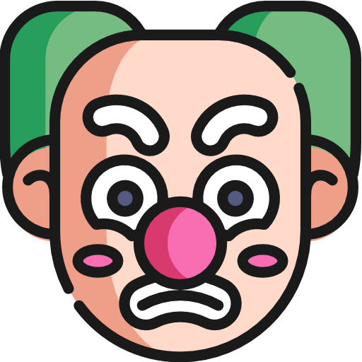 payaso icono gratis