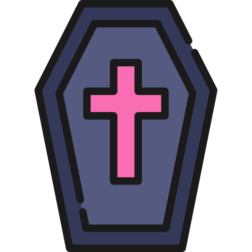 Coffin Special Lineal color icon