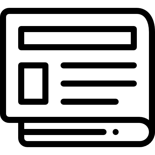 periódico icono gratis