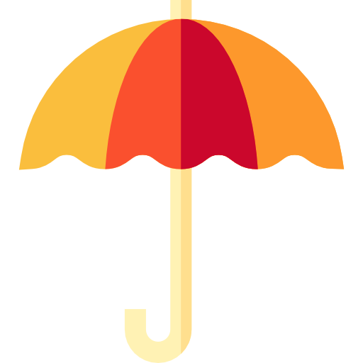 Umbrella Basic Straight Flat icon