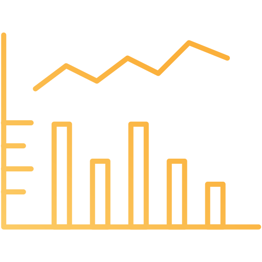 gráfico de barras icono gratis