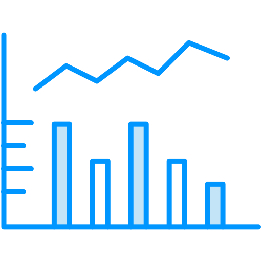 gráfico de barras icono gratis