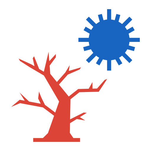 sequía icono gratis