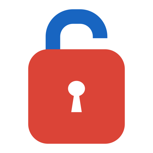 Unlock - free icon